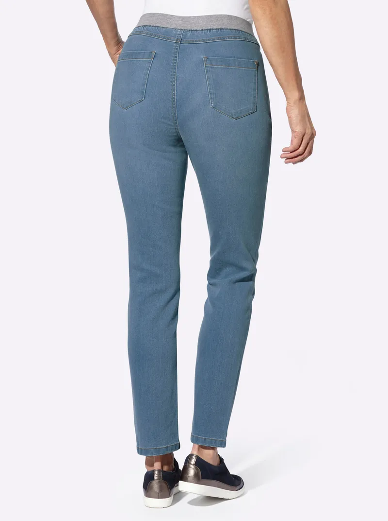 Witt Jeans blue-bleached, Blue-bleached, – Produktbild 3 von 3