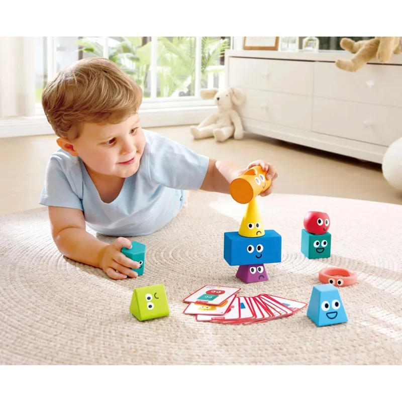 Hape Hape Stapelsteine Montessori, Mehrfarbig, – Produktbild 2 von 3