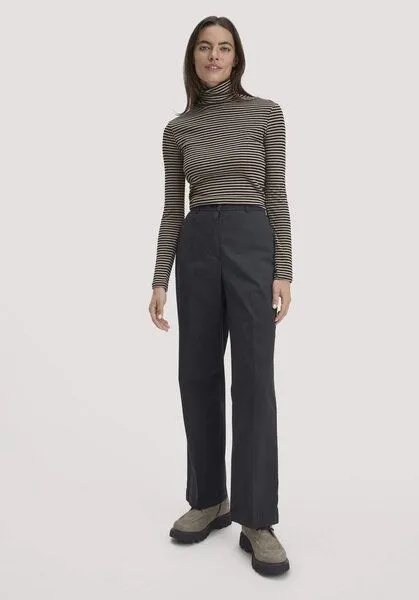 hessnatur hessnatur Hose Straight Leg Relaxed aus Bio-Baumwolle, Schwarz, – Produktbild 1 von 3
