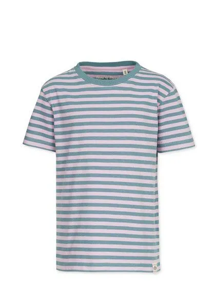 Band of Rascals Band of Rascals Striped T-Shirt, Chinois-green-faded-pink, – Produktbild 1 von 3