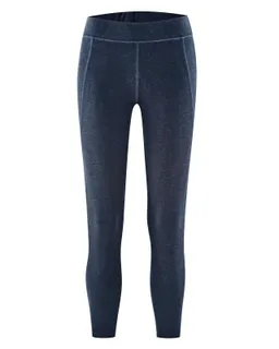 HempAge Hempage Damen vegan Yoga Leggings Melange Marineblau – Produktbild 1 von 1