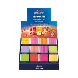Meßmer Meßmer Ländertee Collection Box, 12 Sorten à 15 Teebeutel, Teebeutel im Kuvert, 435g – Produktbild 1 von 1