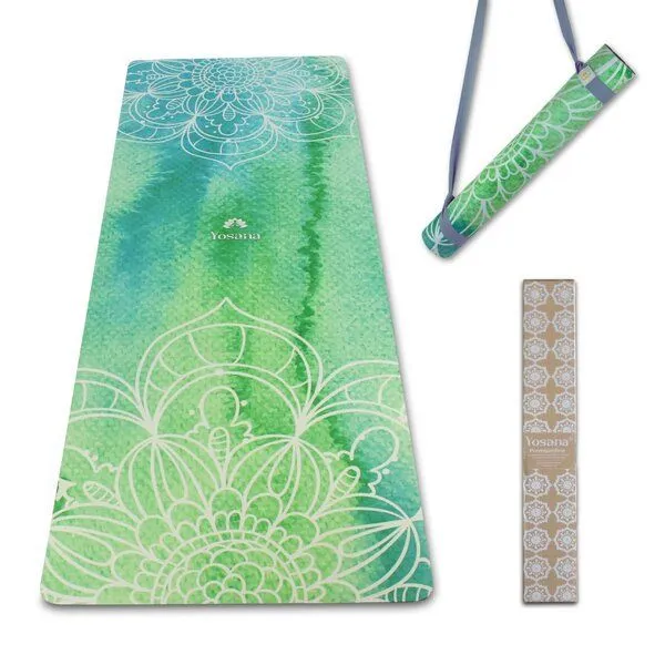 Yosana Yosana Yin Yogamatte Naturkautschuk (Indian Spring) – Produktbild 1 von 8