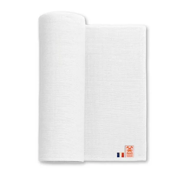 PAPATE PAPATE Maxi-Mulltuch aus Bio-Baumwolle, Weiss, – Produktbild 1 von 4