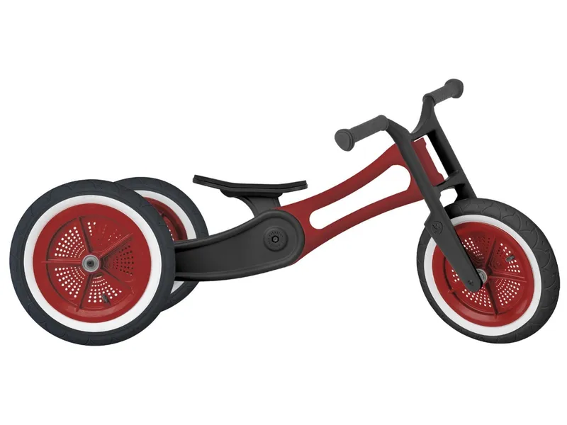 Wishbone Wishbone Bike Dreirad Laufrad 3-in-1 "Recycled Edition" rot Für Kinder zwischen 1 und 6 Jahren, Rot, schwarz, – Produktbild 1 von 2