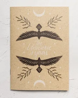 Oh Shanti Oh Shanti Graspapier Notizheft "The universe is yours" – Produktbild 1 von 1