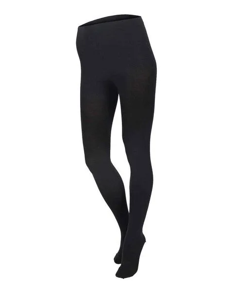 grödo grödo Damen Strumpfhose Schurwolle (kbT) Baumwolle (Bio) mit Elasthan, Marineblau, – Produktbild 2 von 3