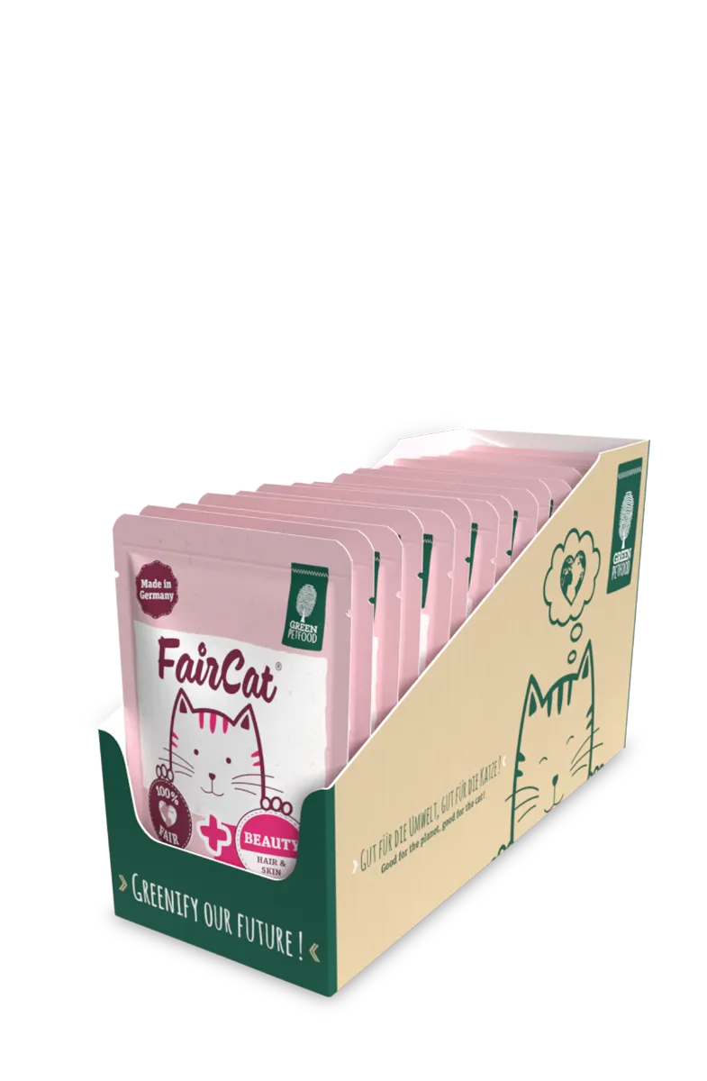 Green Petfood Green Petfood FairCat Beauty 32 x 85 g, Grün, – Produktbild 2 von 2