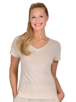 Magadi Magadi Yogashirt Celine mit Leinen – Produktbild 1 von 1