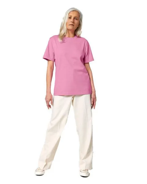 YTWOO YTWOO Nachhaltiges schweres Unisex T-Shirt, Pink, – Produktbild 4 von 4