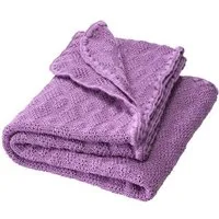 Disana Disana Woll-Babydecke Ajour Strickdecke kbT Wolle, Flieder, – Produktbild 1 von 1