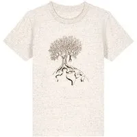 Life Tree Life-Tree Shirt aus Biobaumwolle Fairwear für Kids "Hanging On" in verschiedenen Farben, Eco heather, – Produktbild 1 von 1