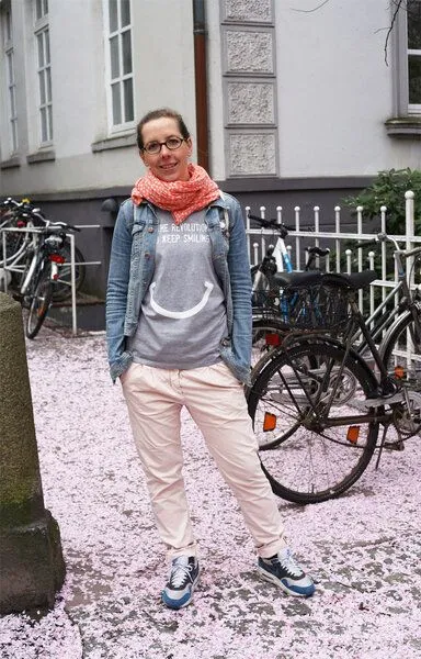 Lena Schokolade Lena Schokolade Frauen T-Shirt, Grau meliert, – Produktbild 3 von 4