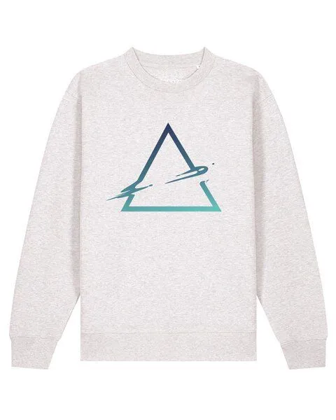 watapparel watapparel Sweatshirt Unisex Triangle, Cool heather grey, – Produktbild 1 von 2