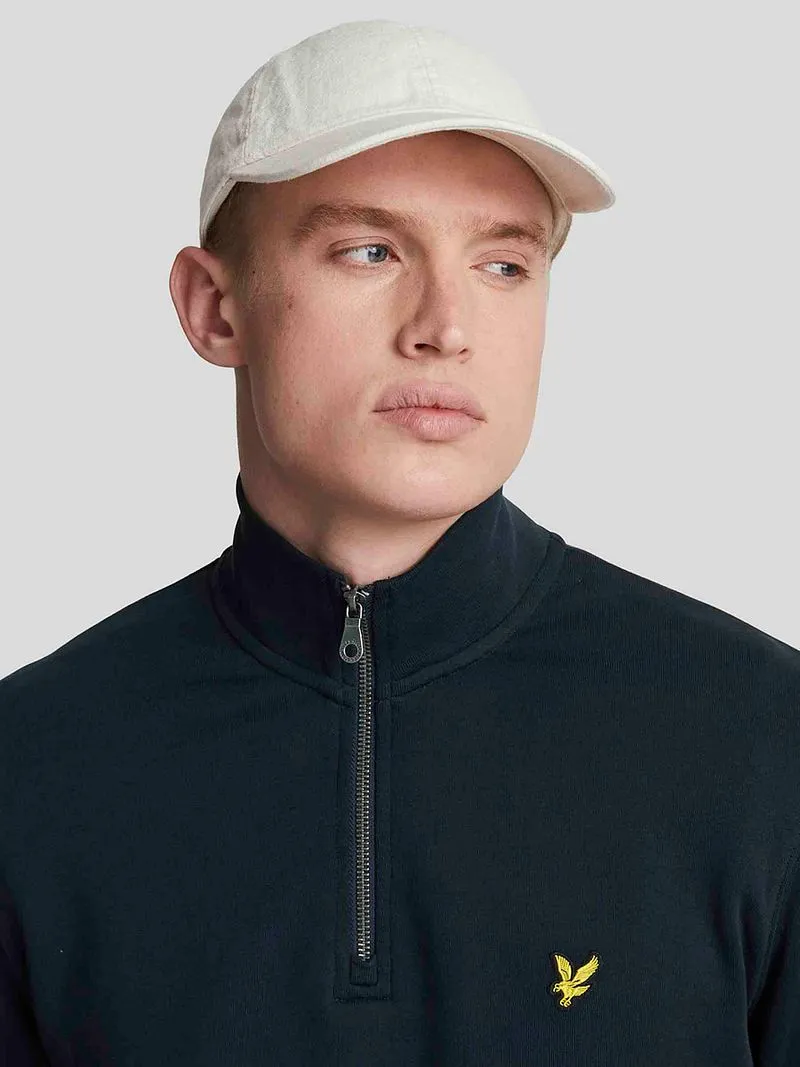 Lyle and Scott Lyle & Scott Sweat Half Zip Pull Navy - Größe L, Dunkelblau, – Produktbild 3 von 5