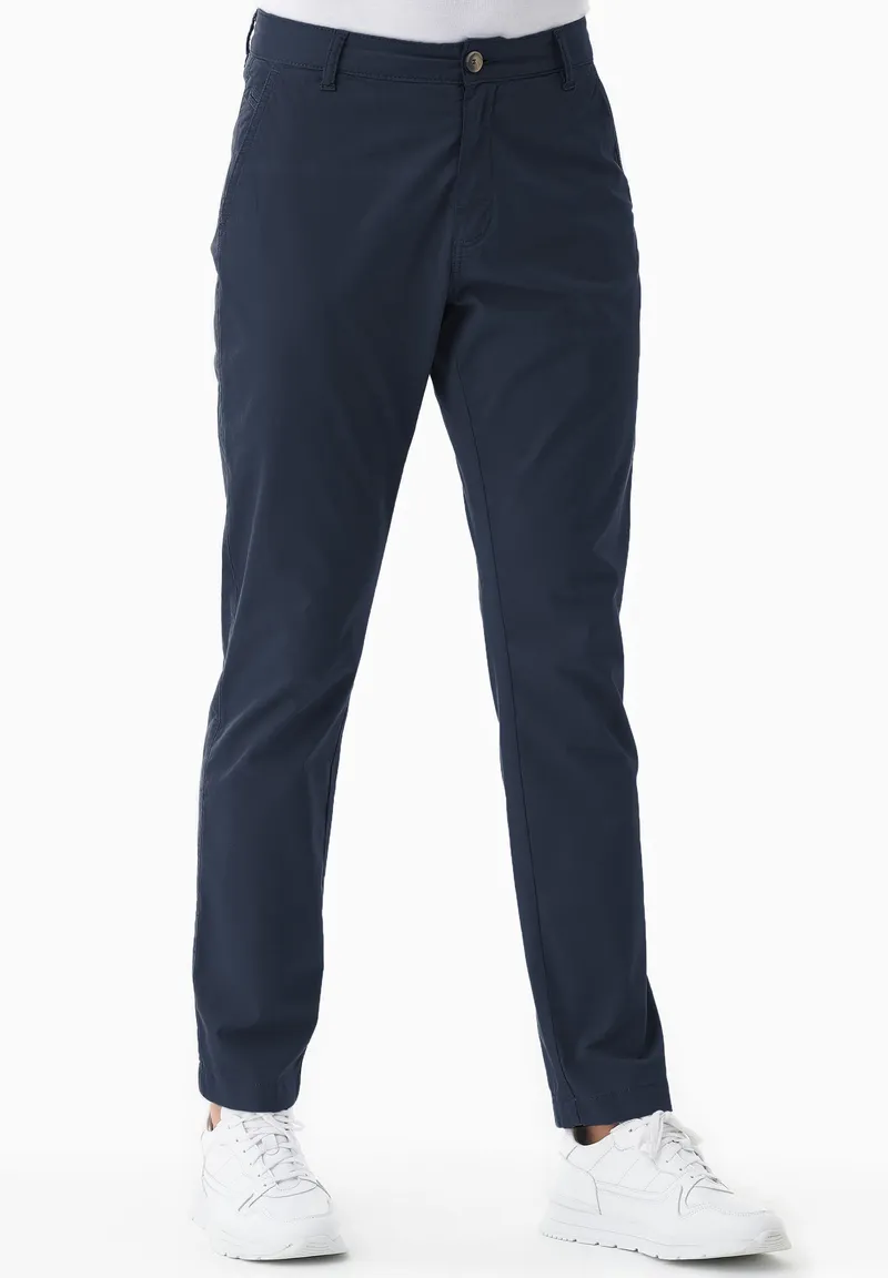 ORGANICATION ORGANICATION Herren vegan Slim-Fit-Hose Marineblau, Extra dunkelblau, – Produktbild 1 von 1