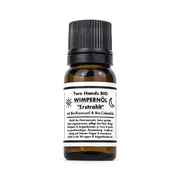 Two Hands BIO Two Hands BIO Wimpernöl „Erstrahlt“ mit Bio-Rizinusöl & Bio-Calendula - Augenbrauenöl - Bio-Vegan – Produktbild 1 von 1