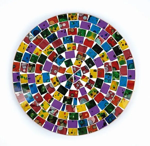 El Puente El Puente Topfuntersetzer "Regenbogen" | Fair Trade & Handmade aus Indonesien, Mehrfarbig, – Produktbild 1 von 1