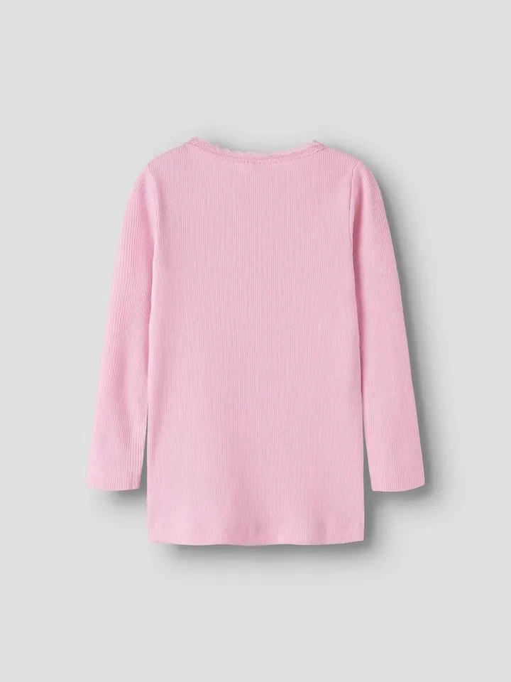 name it name it Langarmshirt NMFKAB LS TOP, Lila, – Produktbild 2 von 3