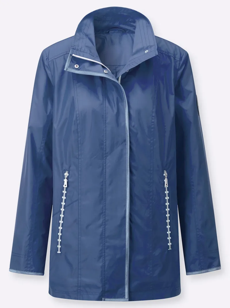 Witt Jacke, Jeansblau-weiß, – Produktbild 1 von 2