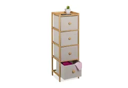 RELAXDAYS RELAXDAYS Kommode Schmale Kommode mit 4 Schubladen (1 St) – Produktbild 1 von 1
