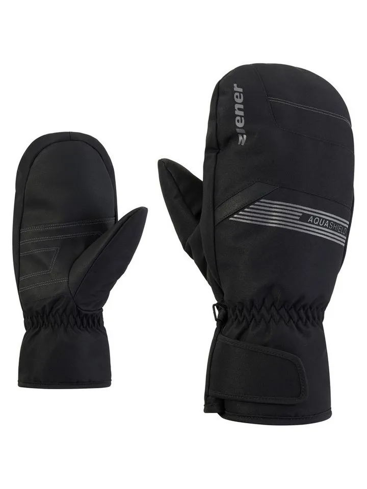 Ziener Ziener Fäustlinge GALLIUSSO-Z AQUASHIELD® wasserdicht, winddicht, atmungsaktiv, Schwarz, – Produktbild 1 von 3