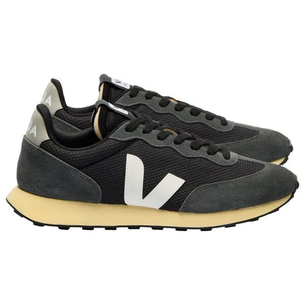 Veja Veja Damen-Sneaker Rio Branco II Alveomesh Black White – Produktbild 1 von 4