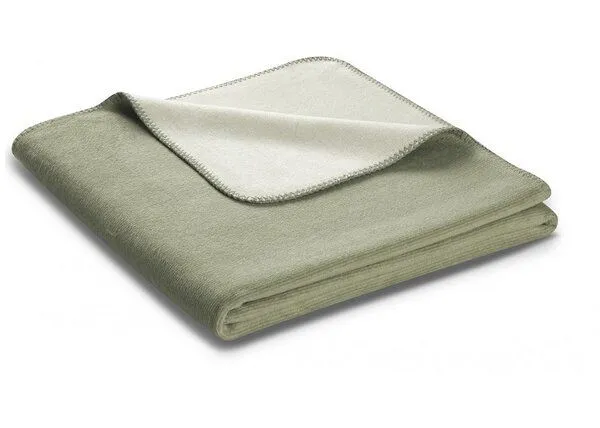 biederlack biederlack Wohn-und Kuscheldecke "Duo Cotton Melange " tolle Farben, Rose, – Produktbild 1 von 8