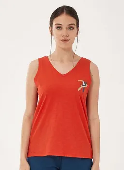 ORGANICATION ORGANICATION Tank-Top aus Bio-Baumwolle mit Stickerei – Produktbild 1 von 1