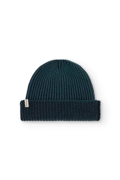 TIRALAHILACHA TIRALAHILACHA Tao chunky wool beanie in two-tone Women, Blau, – Produktbild 1 von 3