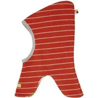 loud + proud loud + proud Baby & Kinder Schlupfmütze Ringel, GOTS-zertifiziert, Terracotta(orange), – Produktbild 1 von 1