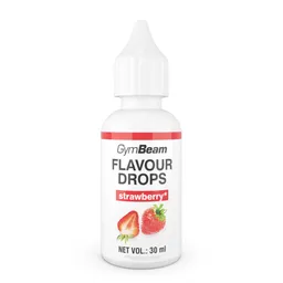GymBeam Food GymBeam Flavour Drops 30 ml Erdbeere – Produktbild 1 von 1