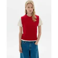 thinking mu thinking mu Damen Weste - Kaia Knitted Vest - aus Wolle – Produktbild 1 von 1