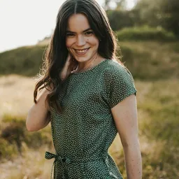 NORDLICHT NORDLICHT Damen Kleid ELIN mit Punkten aus 100% Ecovero – Produktbild 1 von 1