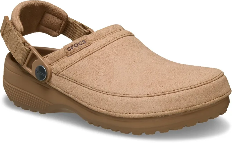 Crocs Crocs Classic Crafted Vegan Clog Hausschuh, Gartenschuh, Sommerschuh mit Fersenriemen, Braun, – Produktbild 2 von 4
