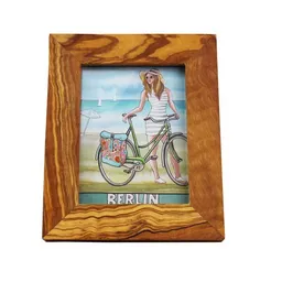 Mitienda Shop Mitienda Shop Bilderrahmen aus Olivenholz 11,5cm x 8,5cm Fotorahmen – Produktbild 1 von 1