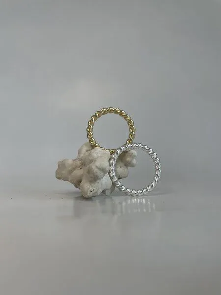 noemvri fashion label noemvri fashion label Swirl Ring, Gold, – Produktbild 2 von 4