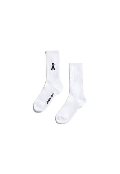 ARMEDANGELS ARMEDANGELS SAAMUS BOLD Unisex Socken aus Bio-Baumwoll-Mix, White, – Produktbild 3 von 3