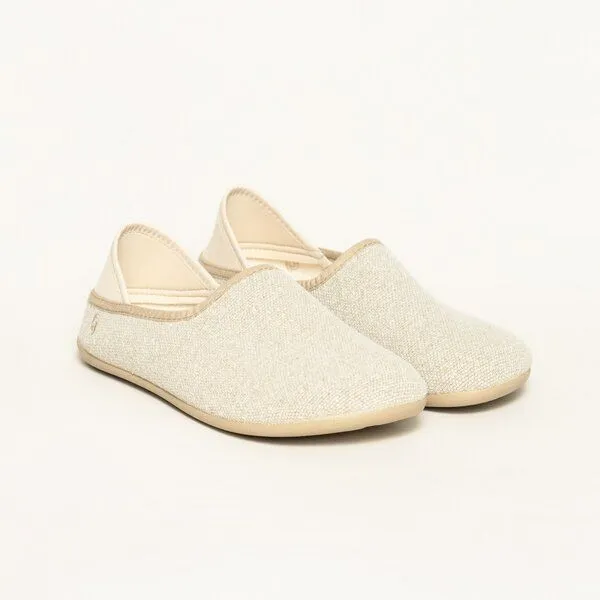 Gottstein Gottstein Linen Slip-on für Damen & Herren - Stylischer Sommerschuh mit rutschfester Gummisohle, Beige, – Produktbild 1 von 4