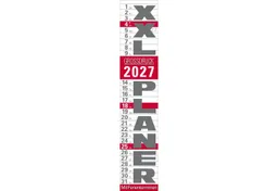 Korsch Verlag Wandkalender XXL Planer Großdruck rot 2027 – Produktbild 1 von 1