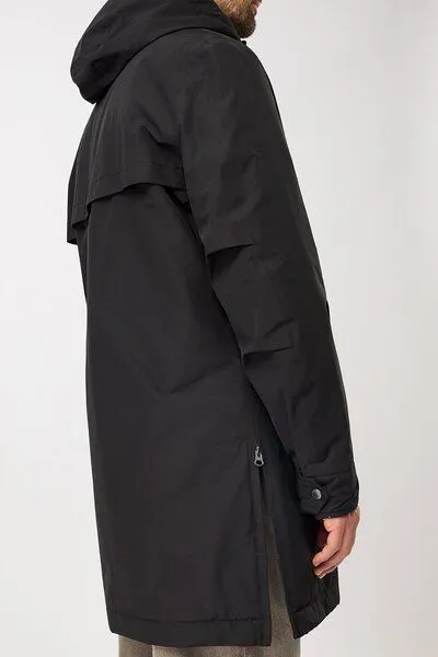 LangerChen LangerChen Langer Parka wattiert mit Funktion, Black (schwarz), – Produktbild 4 von 4