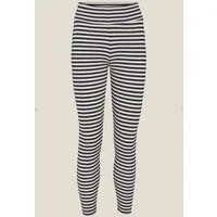 Basic Apparel Basic Apparel Breiter Bund / Ripp Leggings – Ludmilla Tights - aus Bio-Baumwolle, Schwarz-weiß, – Produktbild 1 von 1