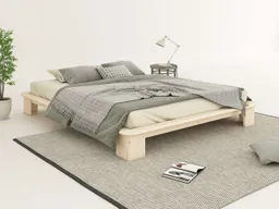 OTTO home Futonbett Peregrin, Bett, Bettgestell, Massivholzbett, inklusive Lattenrost, aus massiver Kiefer, FSC® – Produktbild 1 von 1