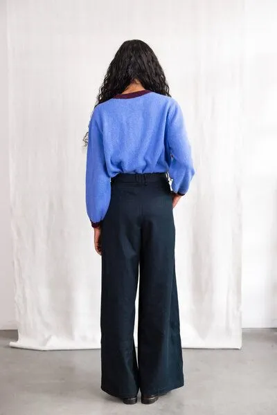 Jyoti - Fair Works Jyoti - Fair Works Baumwoll Hose Anaar, Schwarz, – Produktbild 3 von 4
