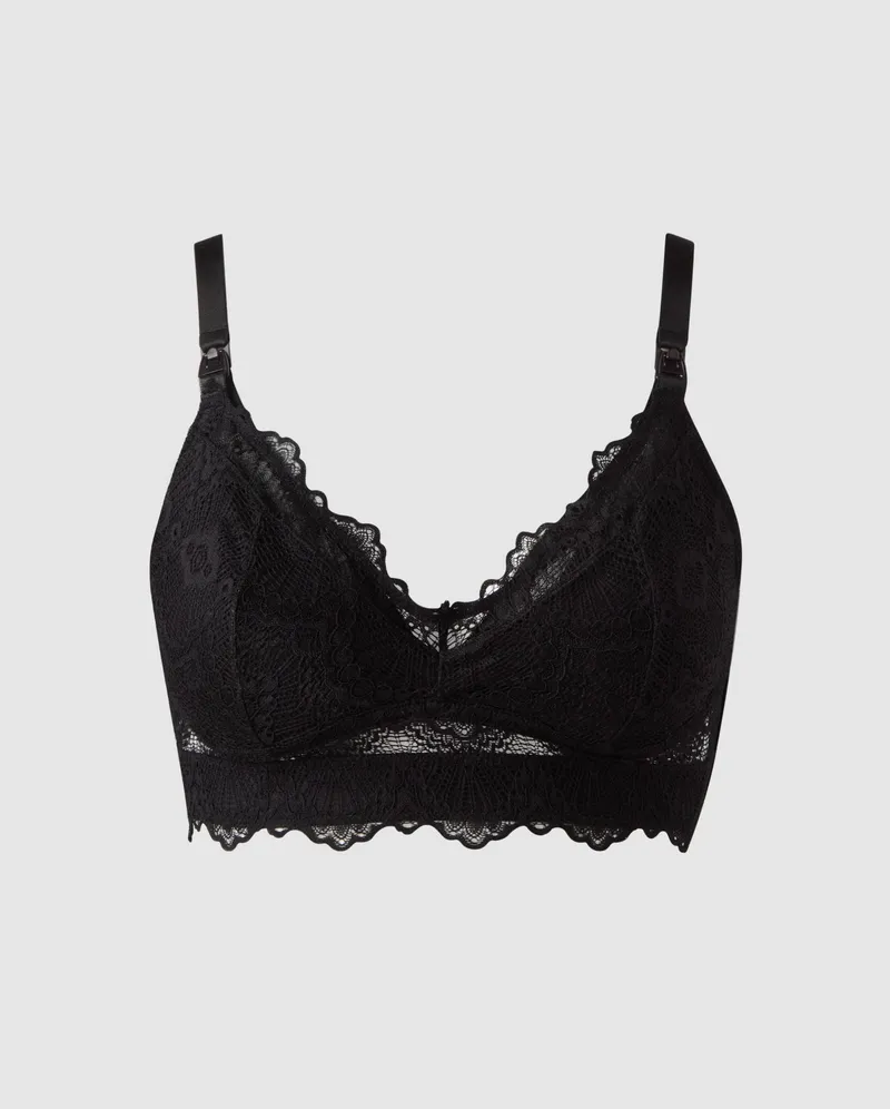 Understatement Understatement Damen vegan Still-Bralette Schwarz, Schwarz, – Produktbild 1 von 2