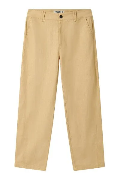 KOMODO Leinen-Hose Modell: Makulu, Sand, – Produktbild 3 von 3