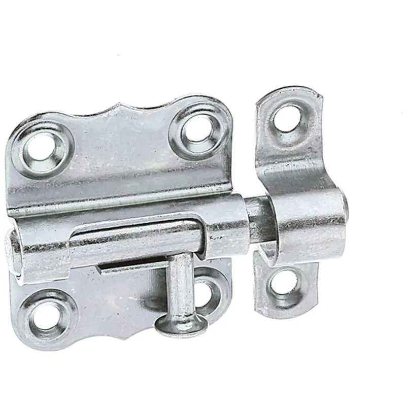 Alberts ALBERTS Grendelriegel, mit Knopf, ohne Feder, mit Schlaufe, disp., LxB33x35mm – Produktbild 1 von 1