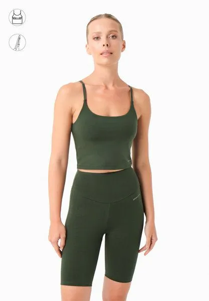 ORGANICATION ORGANICATION TARRA | Crop-Top aus Bio-Baumwolle, Amazonas green, – Produktbild 1 von 4