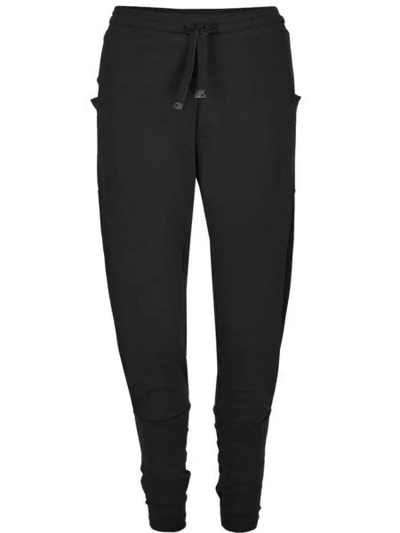nice to meet me nice to meet me Baggy Pant Unisex mit TENCEL Lyocell und Bio-Baumwolle, Deep black, – Produktbild 1 von 6