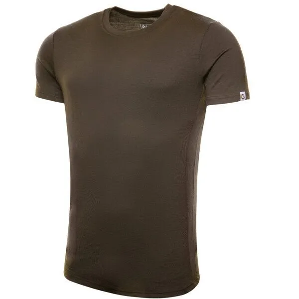 Kaipara - Merino Sportswear Kaipara - Merino Sportswear Herren Merino T-Shirt Kurzarm Slimfit 150, Olive, – Produktbild 2 von 2